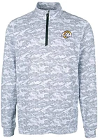 Cutter and Buck Los Angeles Rams Mens Charcoal Traverse Camo Big Tall Qtr Zip