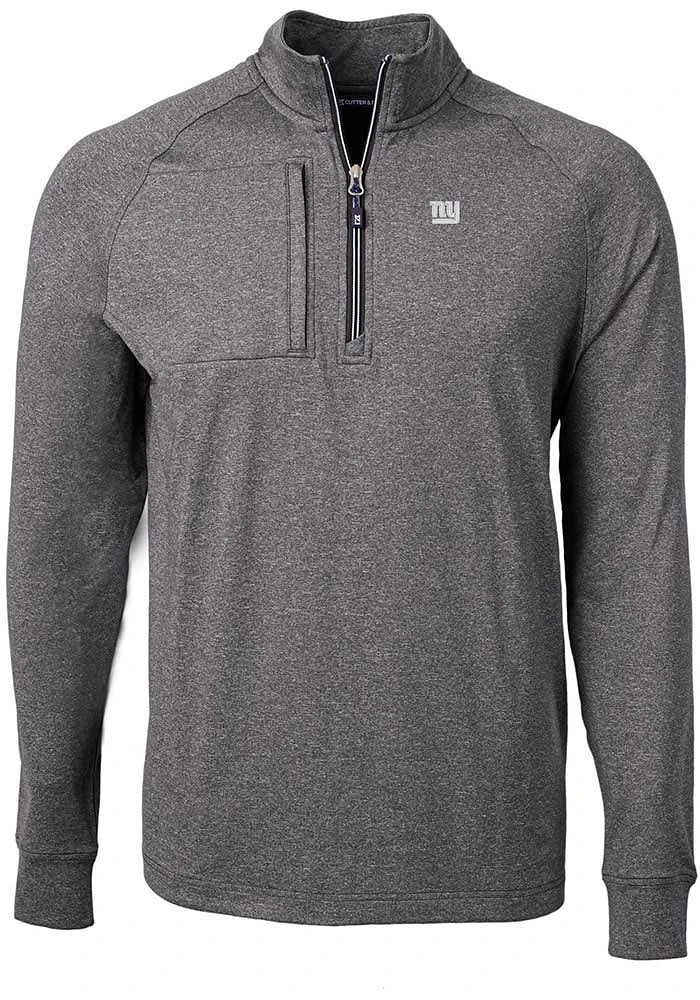 Cutter and Buck New York Giants Mens Adapt Eco Knit Big Tall Qtr Zip
