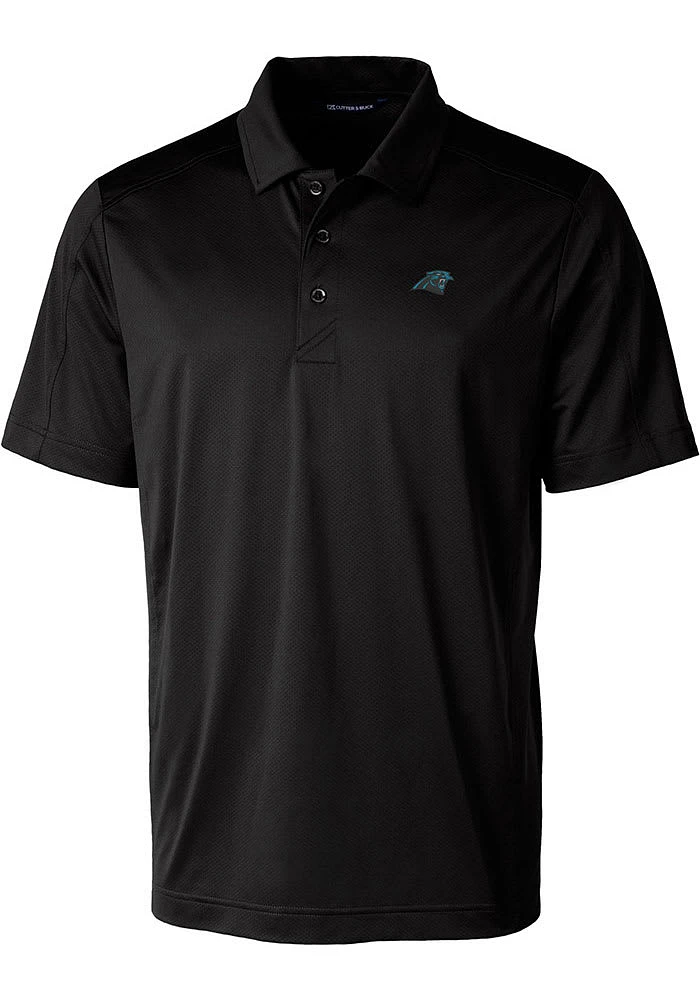 Cutter and Buck Carolina Panthers Black Prospect Big Tall Polo