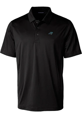 Cutter and Buck Carolina Panthers Black Prospect Big Tall Polo