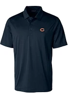 Cutter and Buck Chicago Bears Mens Navy Blue Prospect Big Tall Polos Shirt