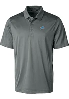 Cutter and Buck Detroit Lions Grey Prospect Big Tall Polo