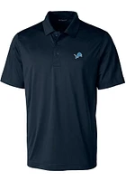 Cutter and Buck Detroit Lions Mens Navy Blue Prospect Big Tall Polos Shirt