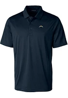Cutter and Buck Los Angeles Chargers Mens Navy Blue Prospect Big Tall Polos Shirt