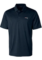 Cutter and Buck New England Patriots Mens Navy Blue Prospect Big Tall Polos Shirt