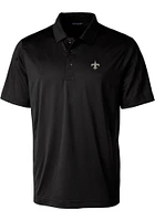 Cutter and Buck New Orleans Saints Black Prospect Big Tall Polo