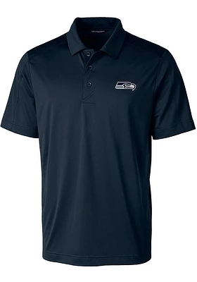 Cutter and Buck Seattle Seahawks Mens Navy Blue Prospect Big Tall Polos Shirt