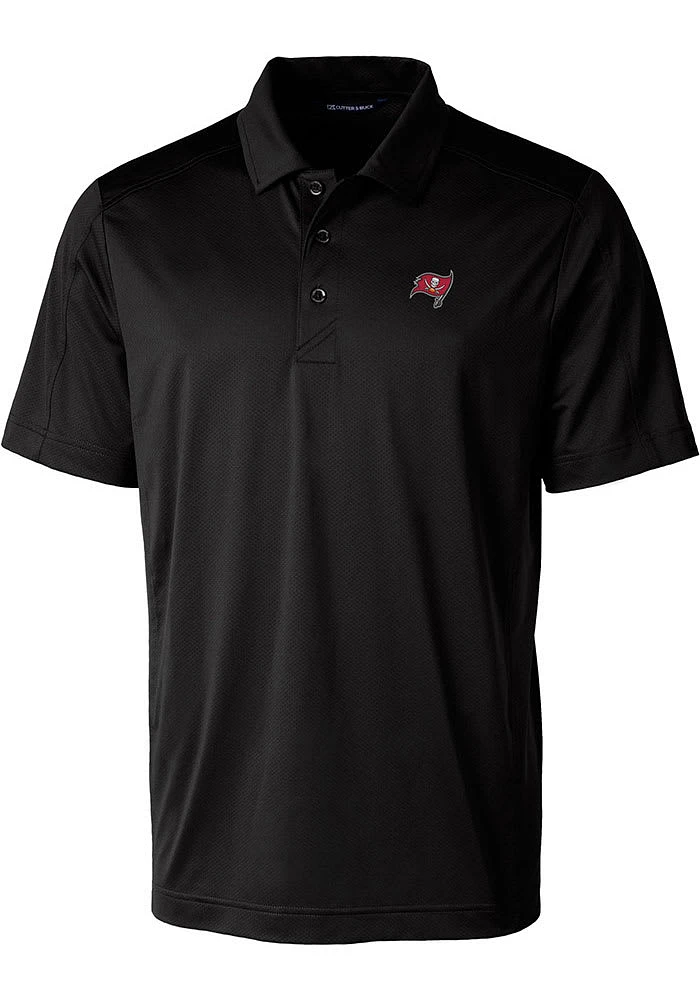 Cutter and Buck Tampa Bay Buccaneers Black Prospect Big Tall Polo