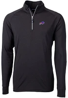 Cutter and Buck Buffalo Bills Mens Adapt Eco Big Tall Qtr Zip