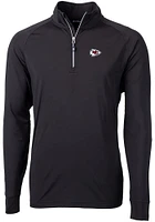 Cutter and Buck Kansas City Chiefs Mens Adapt Eco Big Tall Qtr Zip