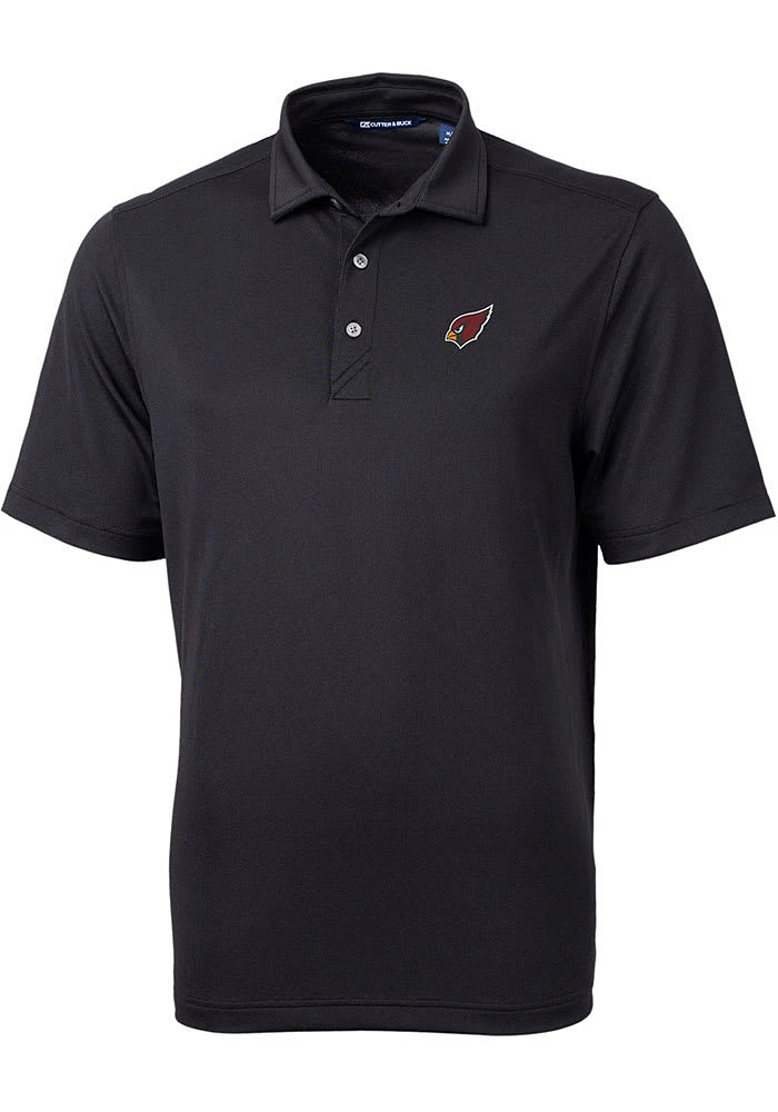 Cutter and Buck Arizona Cardinals Mens Black Virtue Eco Pique Big Tall Polos Shirt