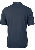 Cutter and Buck Denver Broncos Navy Blue Virtue Eco Pique Big Tall Polo