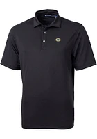Cutter and Buck Green Bay Packers Mens Black Virtue Eco Pique Big Tall Polos Shirt