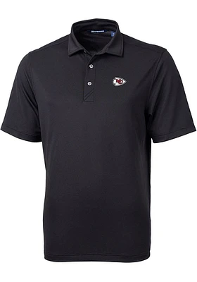 Cutter and Buck Kansas City Chiefs Mens Black Virtue Eco Pique Big Tall Polos Shirt