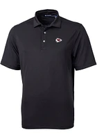Cutter and Buck Kansas City Chiefs Mens Black Virtue Eco Pique Big Tall Polos Shirt