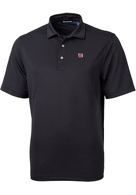 Cutter and Buck New York Giants Mens Black Virtue Eco Pique Big Tall Polos Shirt