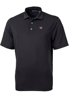 Cutter and Buck New York Giants Mens Black Virtue Eco Pique Big Tall Polos Shirt