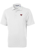 Cutter and Buck Tampa Bay Buccaneers White Virtue Eco Pique Big Tall Polo