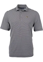 Cutter and Buck Baltimore Ravens Virtue Eco Pique Stripe Big Tall Polo