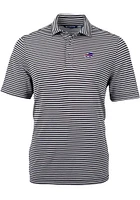 Cutter and Buck Buffalo Bills Virtue Eco Pique Stripe Big Tall Polo