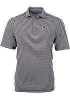 Cutter and Buck Kansas City Chiefs Virtue Eco Pique Stripe Big Tall Polo