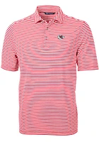 Cutter and Buck Kansas City Chiefs Virtue Eco Pique Stripe Big Tall Polo