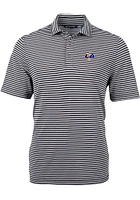 Cutter and Buck Los Angeles Rams Virtue Eco Pique Stripe Big Tall Polo