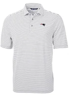 Cutter and Buck New England Patriots Virtue Eco Pique Stripe Big Tall Polo