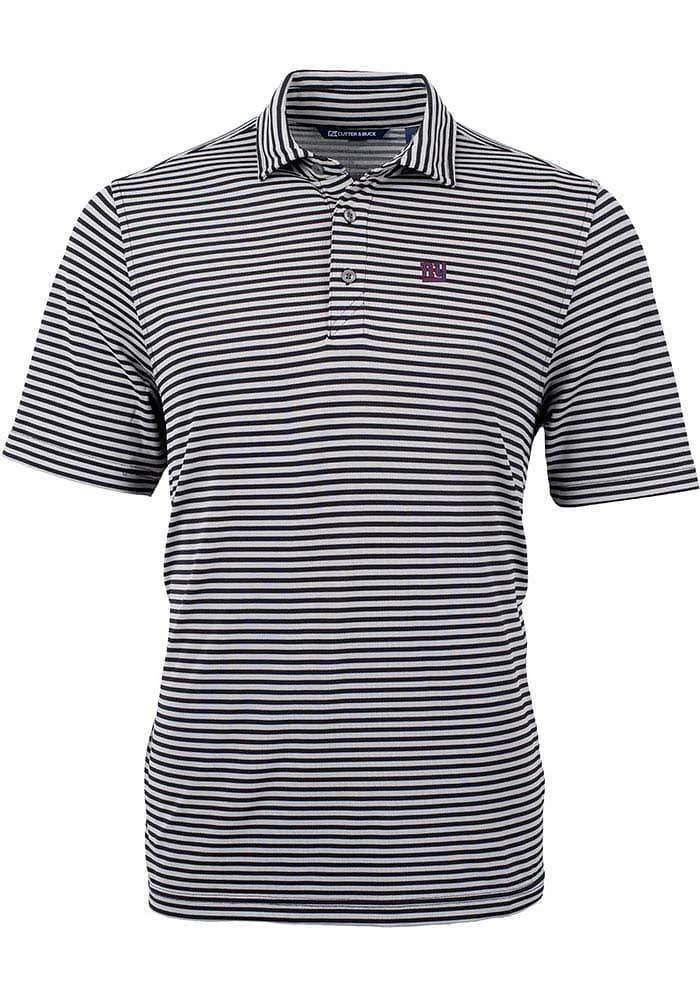 Cutter and Buck New York Giants Virtue Eco Pique Stripe Big Tall Polo