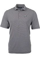 Cutter and Buck Philadelphia Eagles Virtue Eco Pique Stripe Big Tall Polo