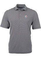 Cutter and Buck Pittsburgh Steelers Virtue Eco Pique Stripe Big Tall Polo