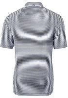 Cutter and Buck Tennessee Titans Navy Blue Virtue Eco Pique Stripe Big Tall Polo
