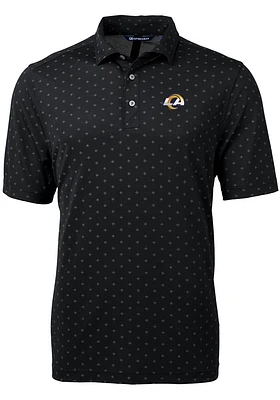Cutter and Buck Los Angeles Rams Virtue Eco Pique Tle Big Tall Polo