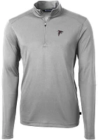 Cutter and Buck Atlanta Falcons Mens Virtue Eco Pique Big Tall Qtr Zip