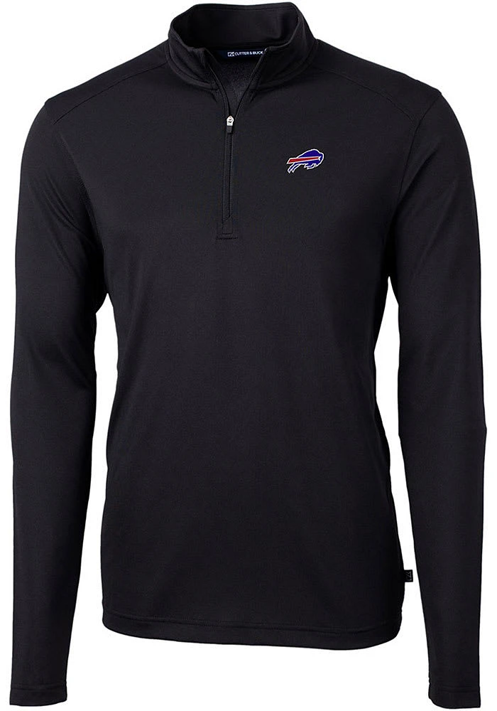 Cutter and Buck Buffalo Bills Mens Virtue Eco Pique Big Tall Qtr Zip