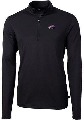 Cutter and Buck Buffalo Bills Mens Virtue Eco Pique Big Tall Qtr Zip