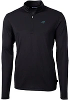 Cutter and Buck Carolina Panthers Mens Virtue Eco Pique Big Tall Qtr Zip