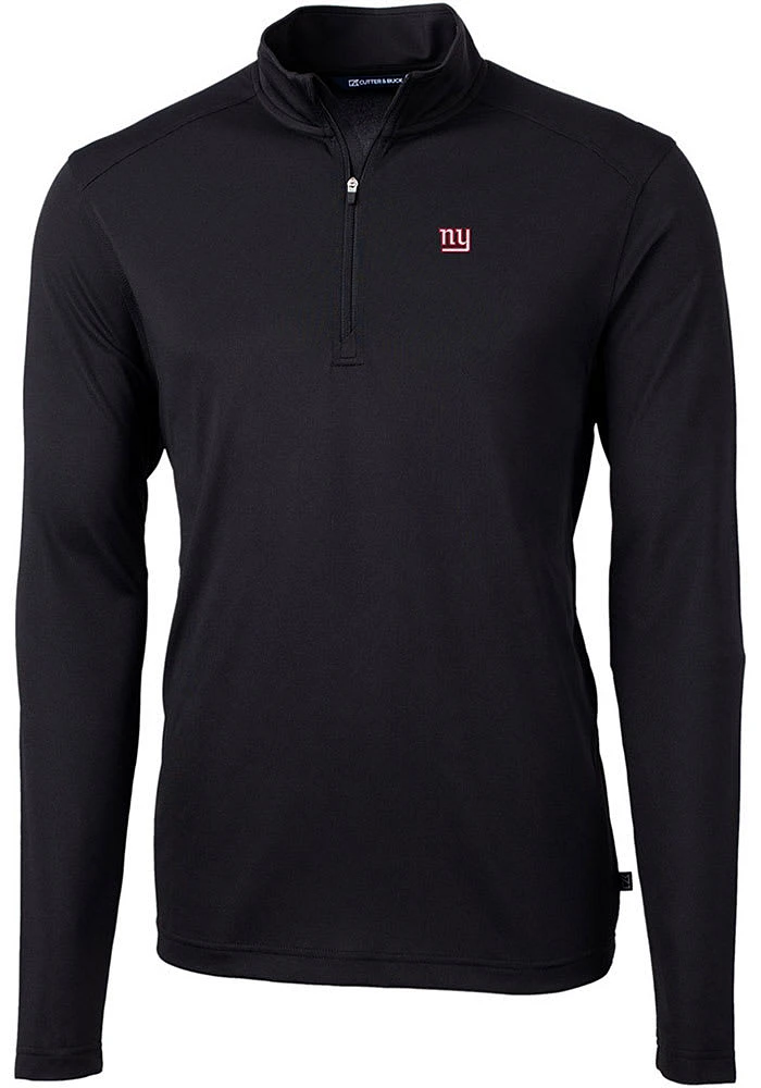 Cutter and Buck New York Giants Mens Virtue Eco Pique Big Tall Qtr Zip