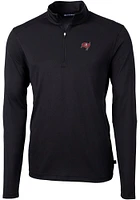 Cutter and Buck Tampa Bay Buccaneers Mens Virtue Eco Pique Big Tall Qtr Zip