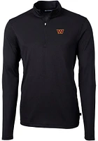 Cutter and Buck Washington Commanders Mens Virtue Eco Pique Big Tall Qtr Zip