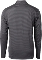 Cutter and Buck Baltimore Ravens Mens Virtue Eco Pique Stripe Big Tall Qtr Zip
