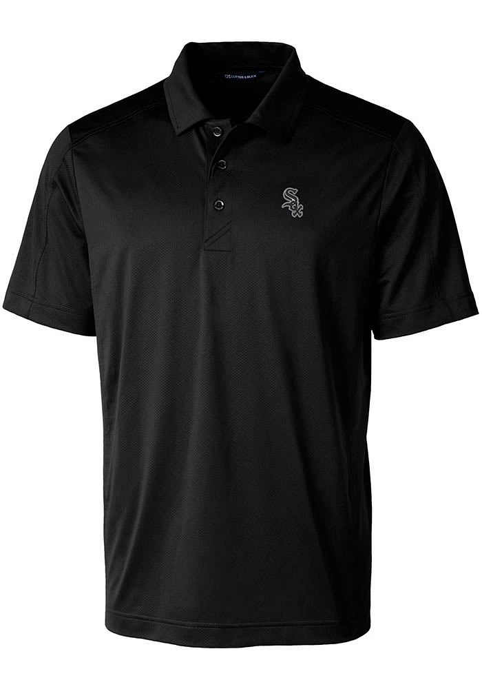 Cutter and Buck Chicago White Sox Mens Prospect Textured Short Sleeve Polo