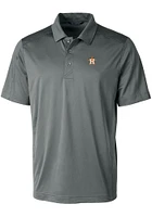Cutter and Buck Houston Astros Mens Prospect Textured Short Sleeve Polo