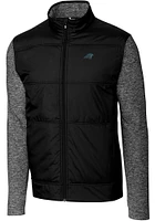 Cutter and Buck Carolina Panthers Mens Black Stealth Big Tall Light Weight Jacket
