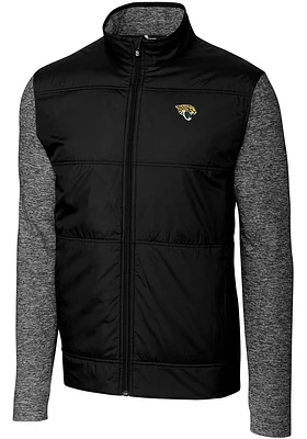 Cutter and Buck Jacksonville Jaguars Mens Black Stealth Big Tall Light Weight Jacket