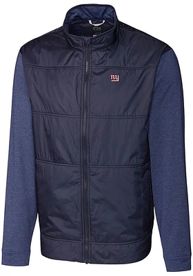 Cutter and Buck New York Giants Mens Navy Blue Stealth Big Tall Light Weight Jacket