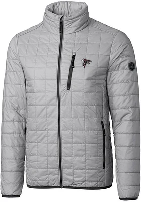 Cutter and Buck Atlanta Falcons Mens Grey Rainier PrimaLoft Big Tall Lined Jacket