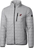 Cutter and Buck Arizona Cardinals Mens Grey Rainier PrimaLoft Big Tall Lined Jacket
