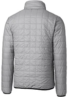 Cutter and Buck Carolina Panthers Mens Grey Rainier PrimaLoft Big Tall Lined Jacket
