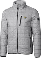 Cutter and Buck Jacksonville Jaguars Mens Grey Rainier PrimaLoft Big Tall Lined Jacket